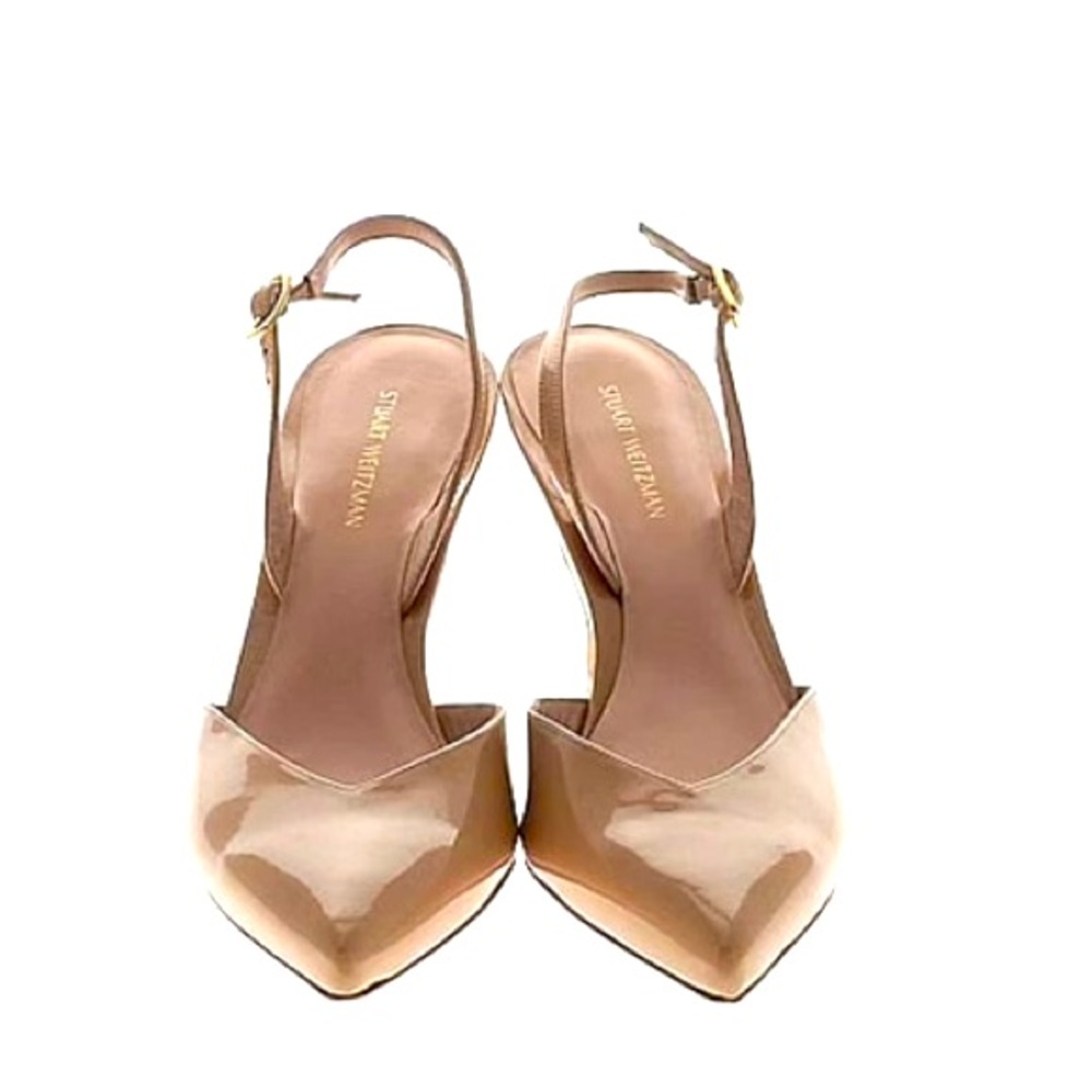 Stuart Weitzman Nude sling back buckle pump Sz10